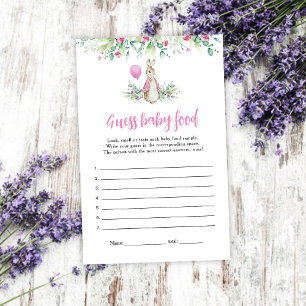 Peter Rabbit adivinha jogo de comida