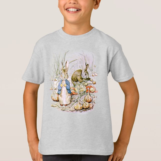 Peter Rabbit e Benjamin Bunny T-Shirt (Frente)