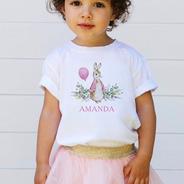 Peter Rabbit Girl Baby T-Shirt (Criador carregado)
