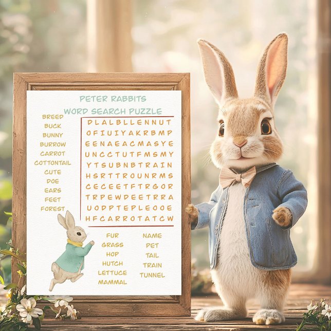 Peter Rabbit Kids adivinhando jogo (Criador carregado)