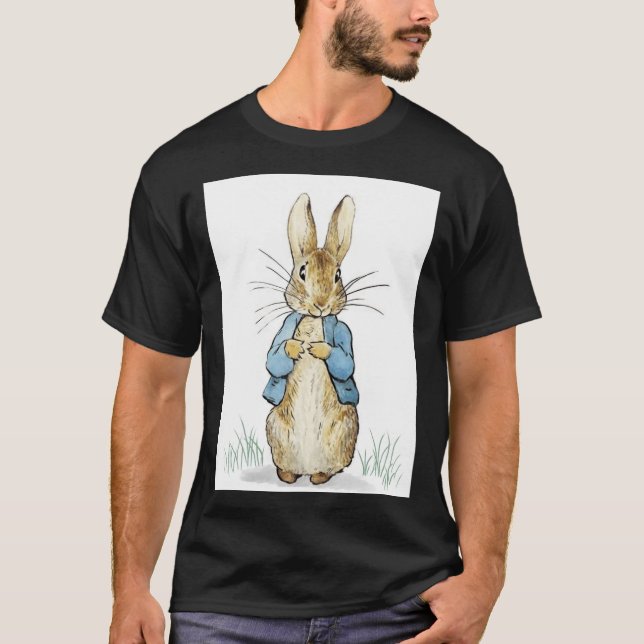 Peter Rabbit por Beatrix Potter Classic T-Shirt (Frente)