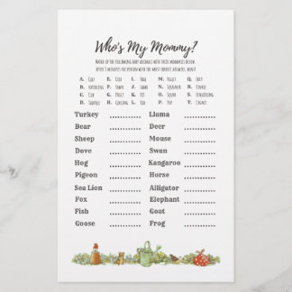 Peter Rabbit | Quem é a minha Mamãe? | Jogo Chá de