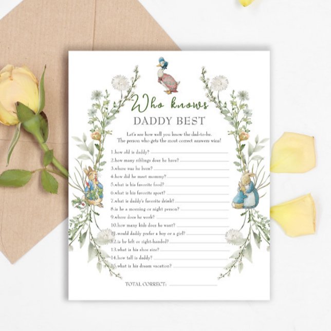 Peter Rabbit Wildflower Game (Criador carregado)