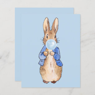 Peter soprando uma pastilha azul