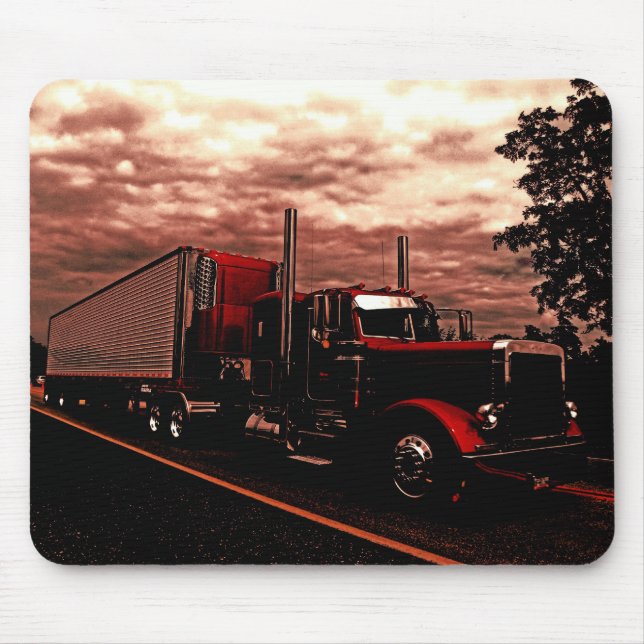 Peterbilt 379 de M Horning edita Mousepad (Frente)