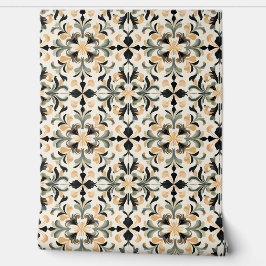 Petição Flourish ouro - Dourada, Negra, Sage