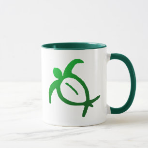 Petroglyph havaiano de Honu - caneca