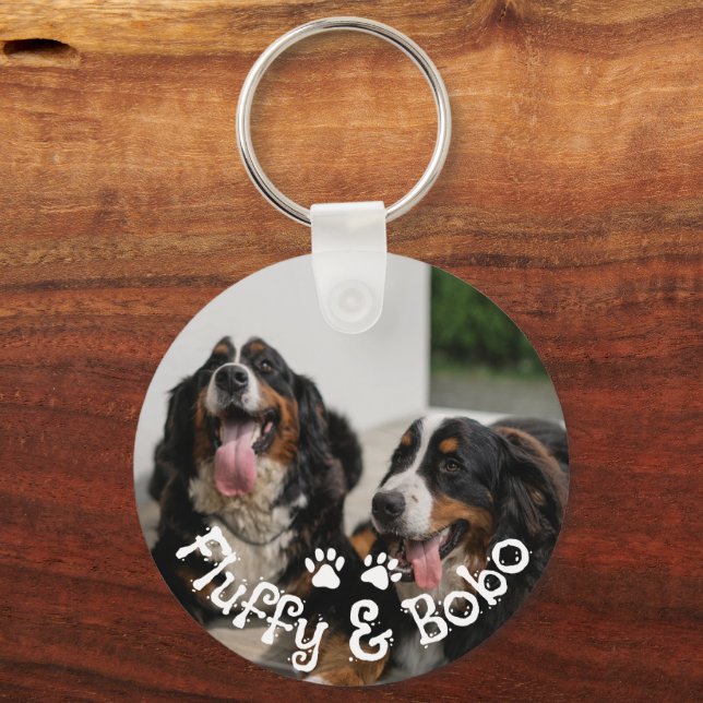 Pets Personalizados - Chaveiro de Duas Pinturas Fo (Frente)