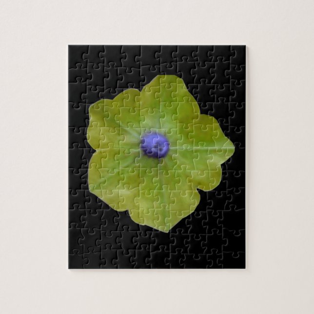 Petunia Green e Blue Quebra-cabeça (Vertical)