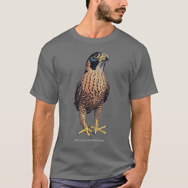 Petunia the Peregrine Falcon T-Shirt (Frente)