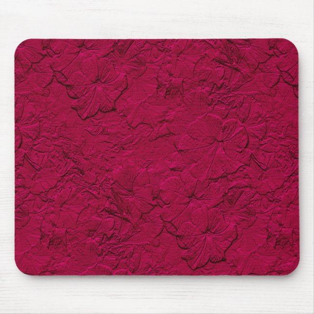 Petunias Esculpidas, Mousepad Magenta (Frente)