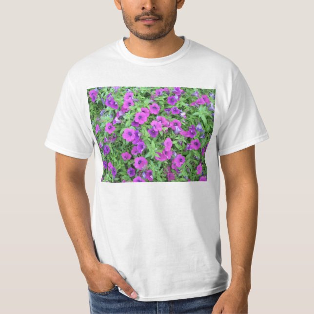 Petunias Roxas Mens Valor T-Shirt (Frente)