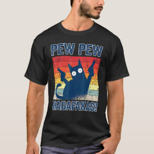 Pew Pew Madafakas Cats Tops Summer Pajamas Pew Pew