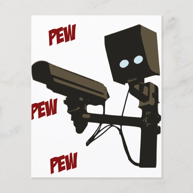 Pew Pew Pew Laser Radar Gun Robot (Frente)