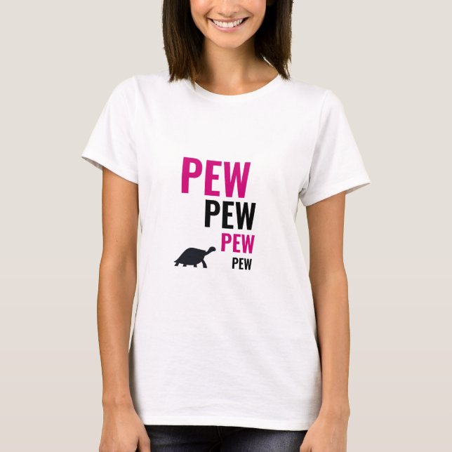 Pew Pew Tortoise | T-shirt (Frente)
