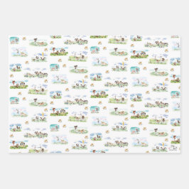 Pferde Geschenkpapier für Pferdemädchen