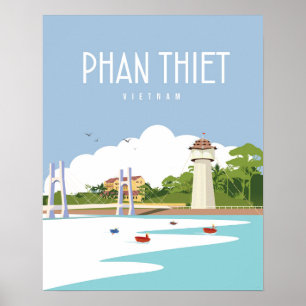 Phan Thiet vietnam POSTER DE VIAGENS