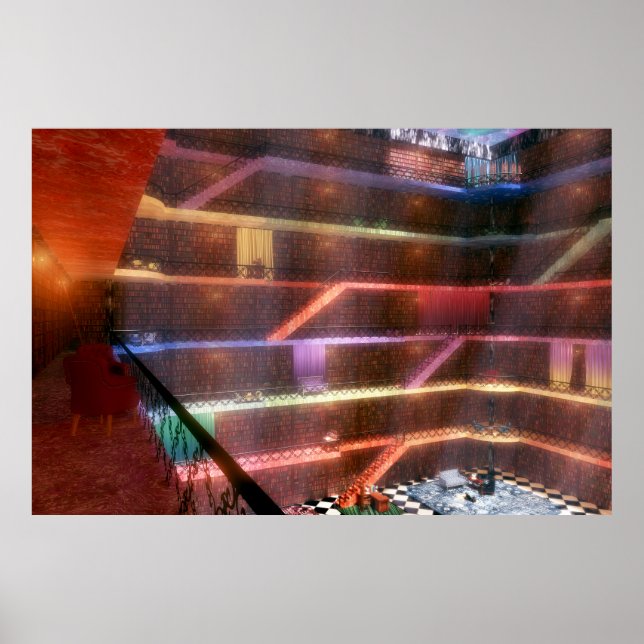 Phantastes: O Impressão da Biblioteca do Palácio (Frente)