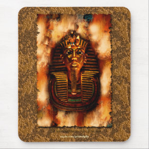 Pharaoh Tutankhamen Art Mouse Pad Egípcio