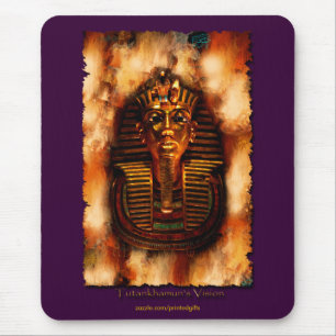 Pharaoh Tutankhamen Art Mouse Pad Egípcio