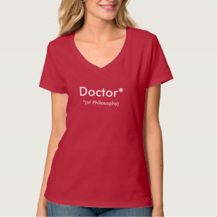 PhD/doutor T-shirt