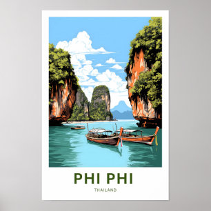 Phi Phi Tailândia Viagem Impressão