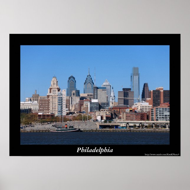 Philadelphia Skyline Poster (Frente)