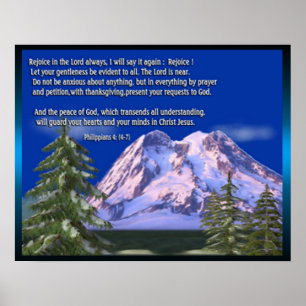 Philippians 4 scripture poster