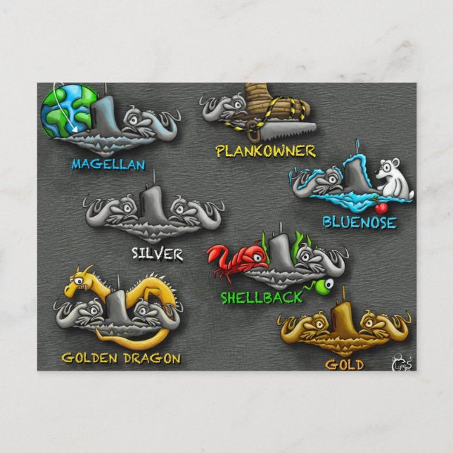 "Phins" Cartão postal (Frente)