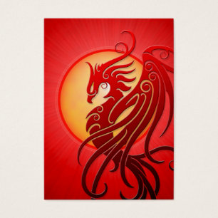 Phoenix tribal vermelho