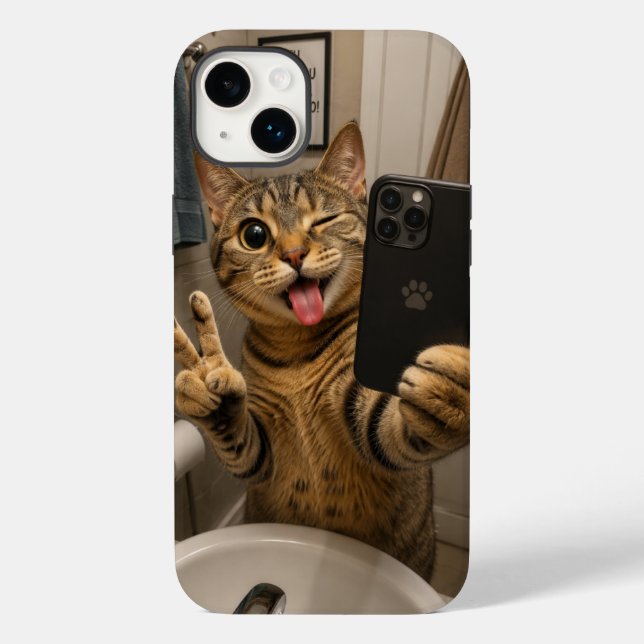 Phone Case - Funny Cat v3.45 (Verso)