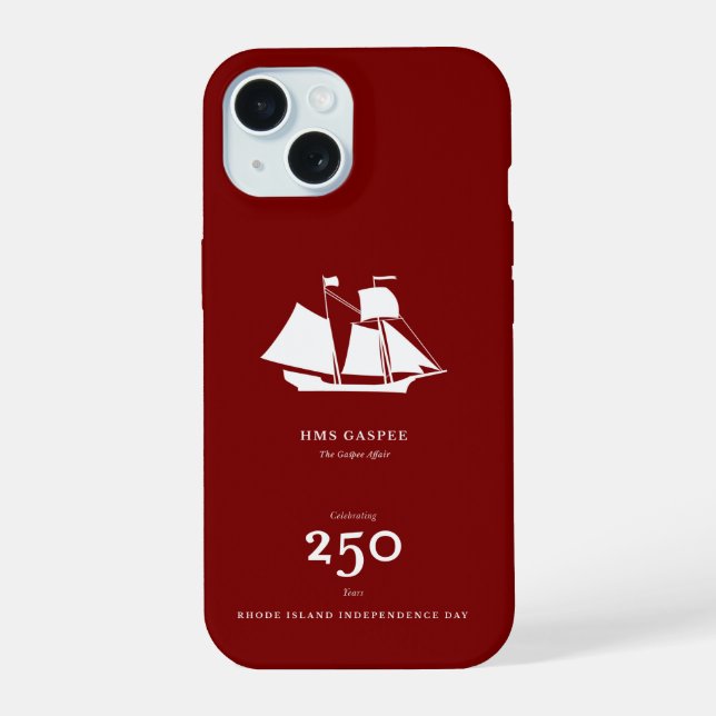 Phone Case — HMS Gaspee (Verso)
