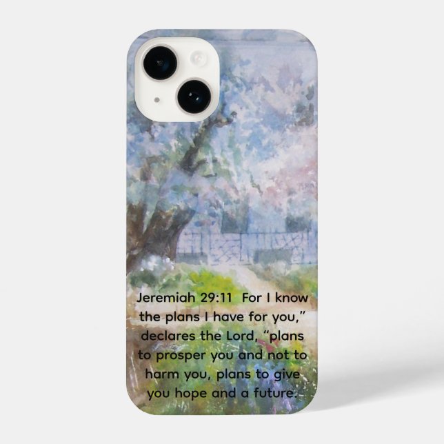 phone case with Bible verse (Verso)