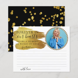 Photo Elegant Compartilhe um Cartão Funeral de Mem