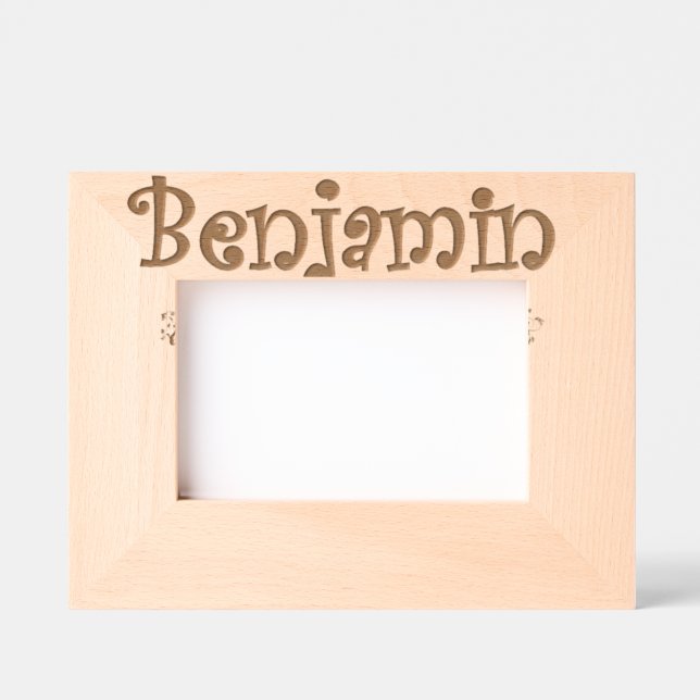 Photo frame Benjamin trendy first nam (Front)