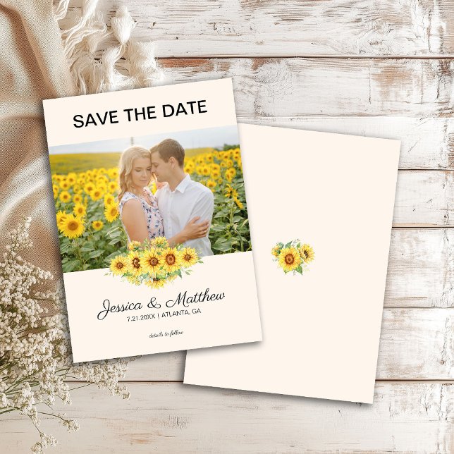 Photo Yellow Sunflowers Wedding Script (Criador carregado)