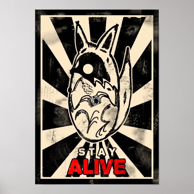 Photocoyote STAY VIVE Poster (Frente)
