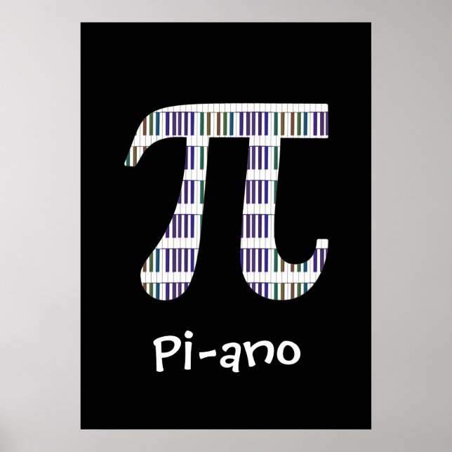 Pi-ano ~ Engraçada Variação do Poster do Geek de M (Frente)