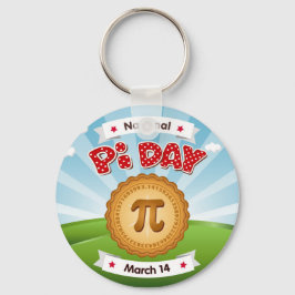 Pi Day, Comemore Matemática, Coma Pie! Chaveiro