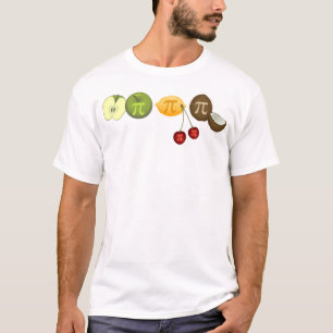 Pi Day, Pi em várias frutas T-Shirt
