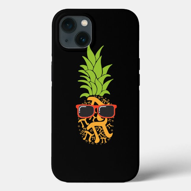 Pi Day Pi Neapple Pineapple Engraçado Matemática C (Verso)