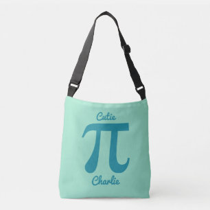 Pi/de texto & cor de Cutie Pi as bolsas feitas sob