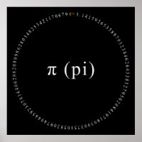 Pi, o Poster da Constante Matemática Irracional