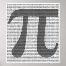 Pi para Poster de 10.000 dígitos