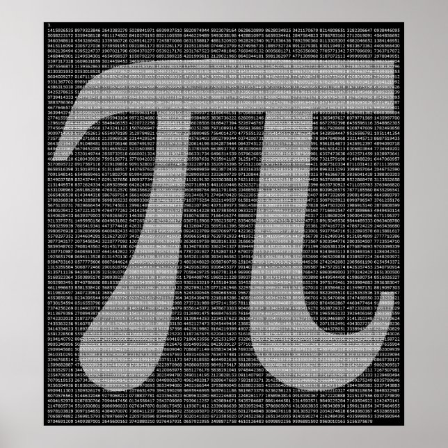 Pi para Poster de 10.000 dígitos (Frente)