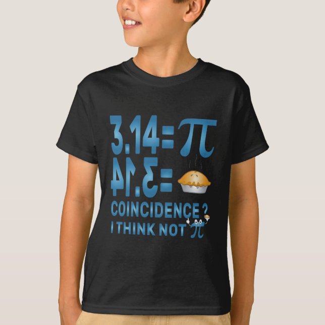 Pi T-Shirt 3,14 = Coincidência de empada? Acho Que (Frente)