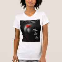 Piada de Natal travessa Camiseta Papai noel damas