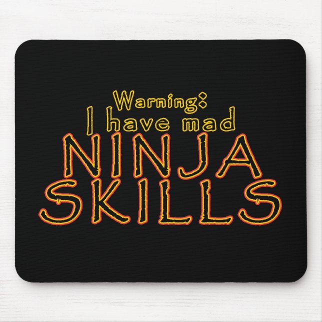 Piada Ninja Funny Mousepad (Frente)