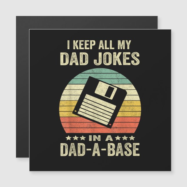 Piadas engraçadas de papai homens na dad-a-Base (Frente/Verso)