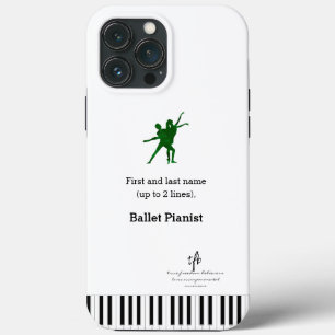 Pianista de Balé I PDD verde profundo